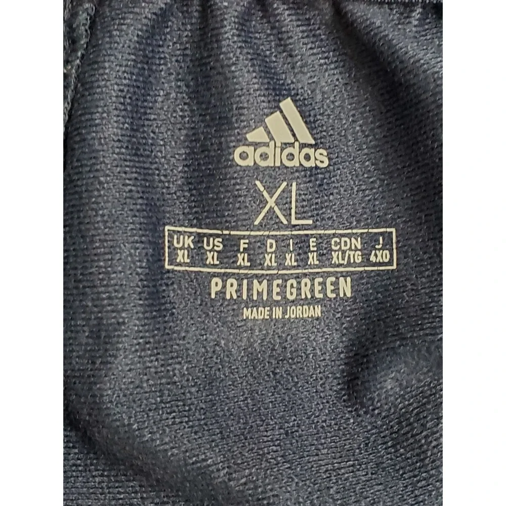 Adidas Men Pants XL Navy Blue Activewear Pants PRIMEGREEN Track